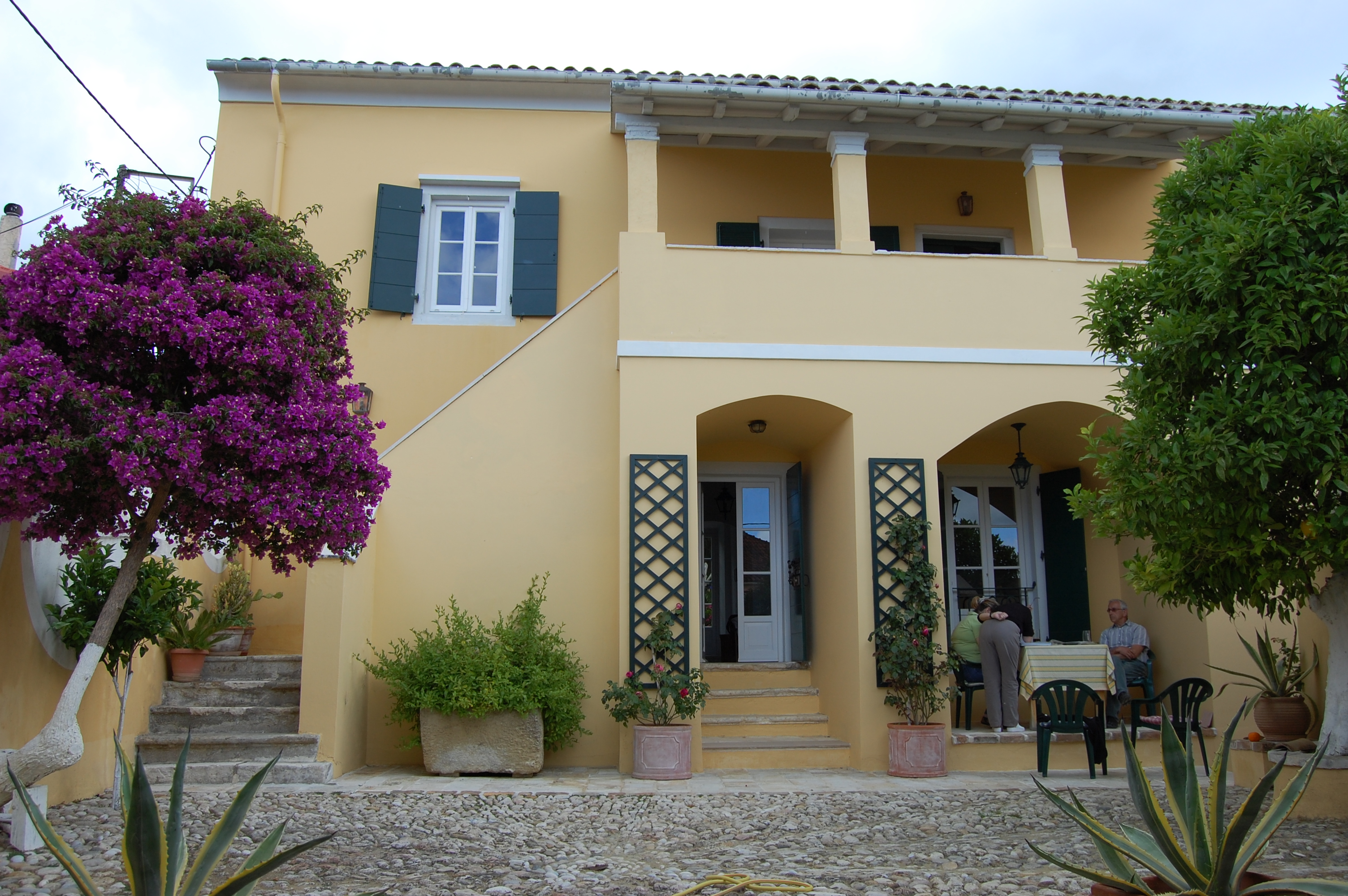 Rückansicht des Gutshauses